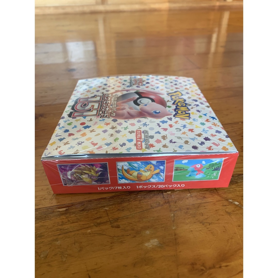 ポケモンカード151 box シュリンク付き　強化拡張パック エンタメ/ホビーのトレーディングカード(Box/デッキ/パック)の商品写真