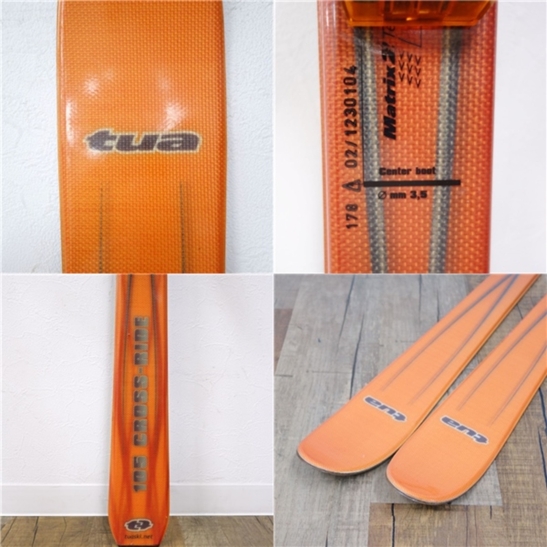 トゥア tua テレマーク スキー 105 CROSS RIDE 178cm センター トゥア tua テレマーク スキー 105 CROSS RIDE 178cm センター
