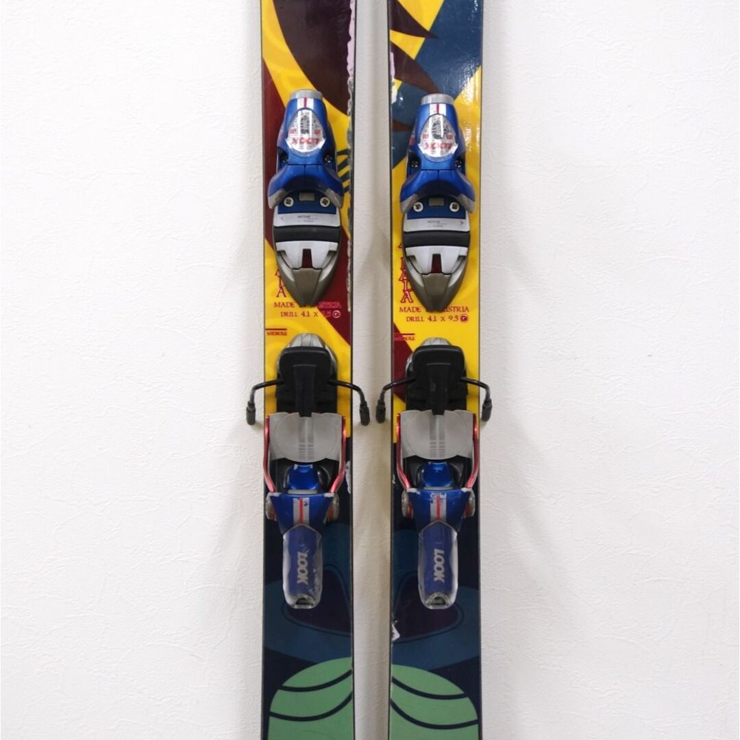 アルマダ ARMADA カービング スキー 166cm センター90ｍｍ ビンディング LOOK ピボット12 スキー板 アウトドア  重量実測：2870g（ビンディング含む1本)