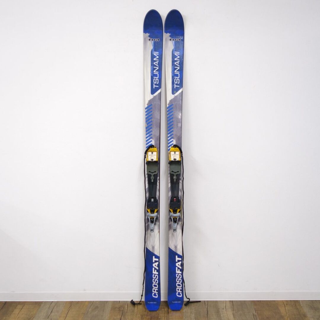 トゥア tua 山 スキー CROSS FAT TSUNAMI 185cm センター 82ｍｍ ビンディング エメリー エナジー ツアー BC スキー バックカントリー 重量実測：2920g（ビンディング含む1本)