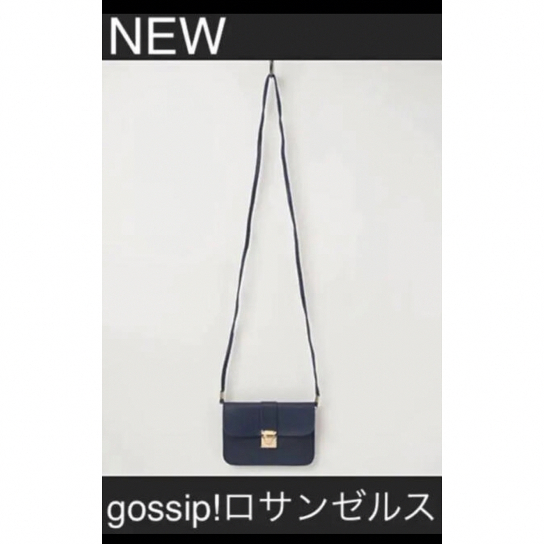 gossip(ゴシップ)の新品　ゴシップロサンゼルス　2way ショルダーバッグ　クラッチバッグ　ネイビー レディースのバッグ(ショルダーバッグ)の商品写真