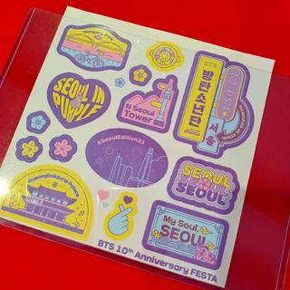 桜瑪瑙 BTS 10周年 FESTA ミニバッグ 紫 パープル 非売品