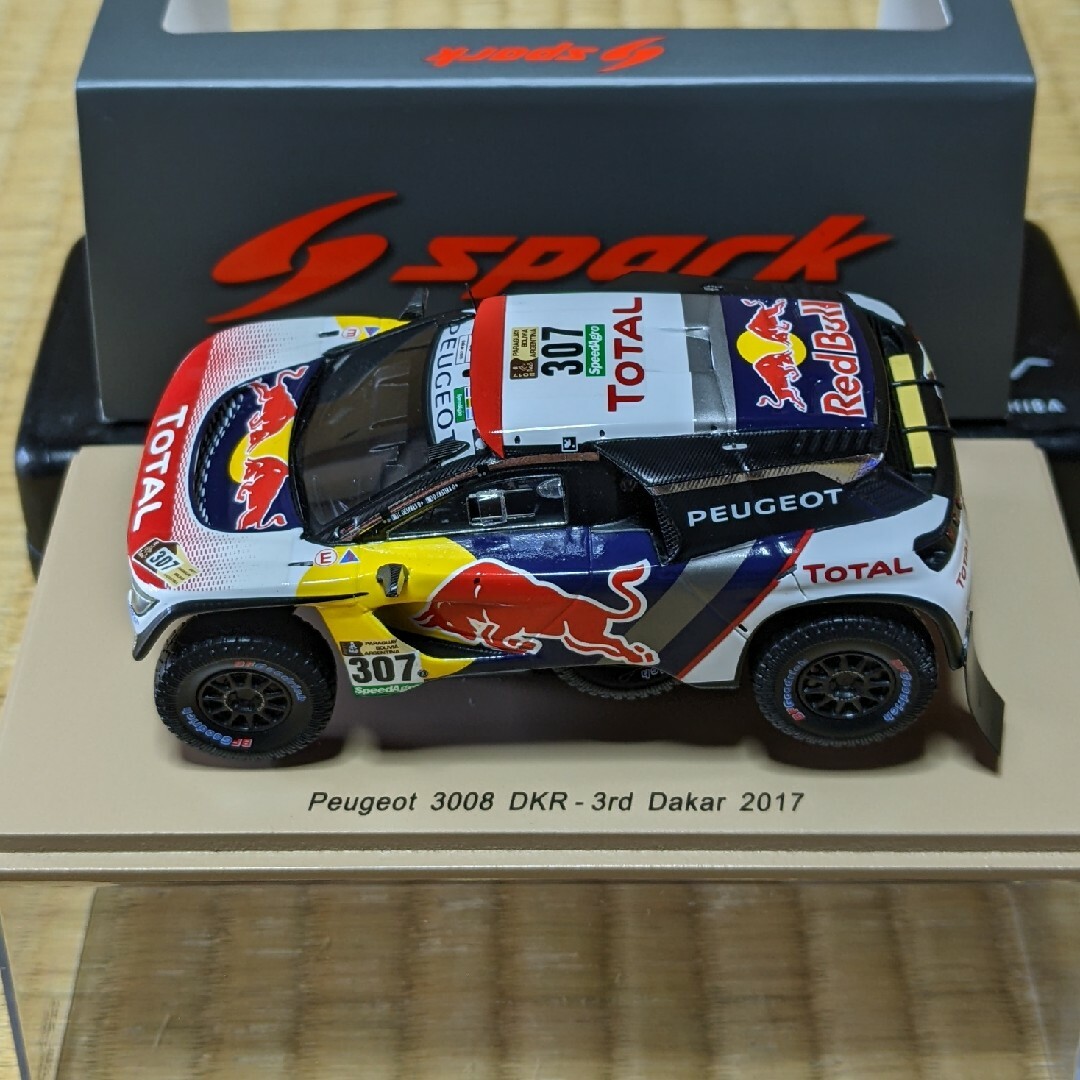 spark、スパーク1/43 プジョー3008 DKRの通販 by ゆきのぶ's shop｜ラクマ