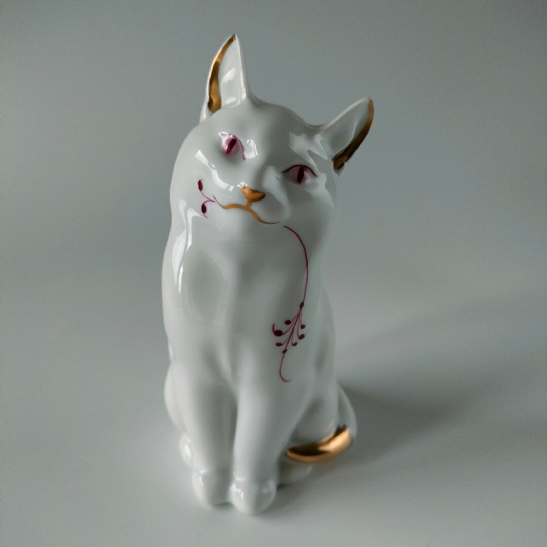 数々の賞を受賞 ロイヤルコペンハーゲン フィギュリン 猫 ねこ