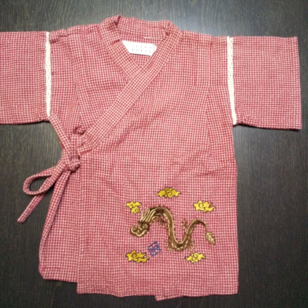 甚平size95 キッズ/ベビー/マタニティのキッズ服女の子用(90cm~)(甚平/浴衣)の商品写真