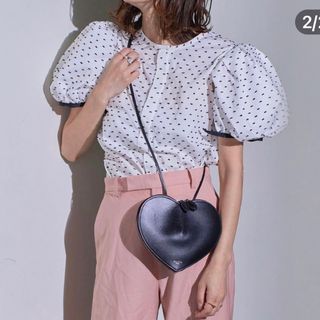 リコRIKO新品ボンボンブラウス白Bonbon blouse31900円