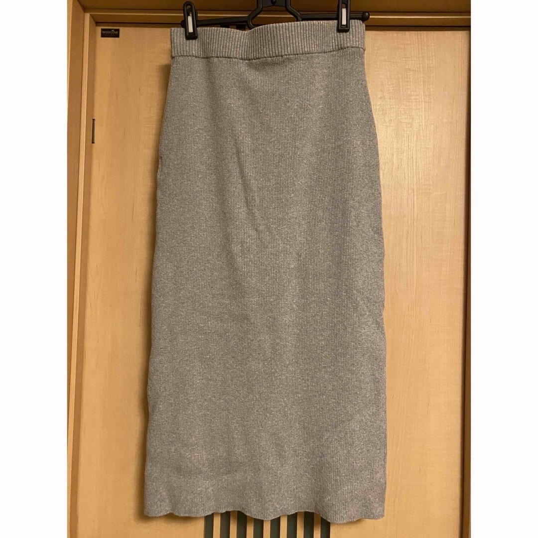 AP STUDIO(エーピーストゥディオ)の AP STUDIO リブニット ロング タイト スカート レディースのスカート(ロングスカート)の商品写真