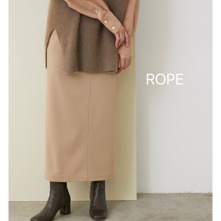 ロペ(ROPE’)のROPE ジョーゼットジャージータイトスカート(ロングスカート)