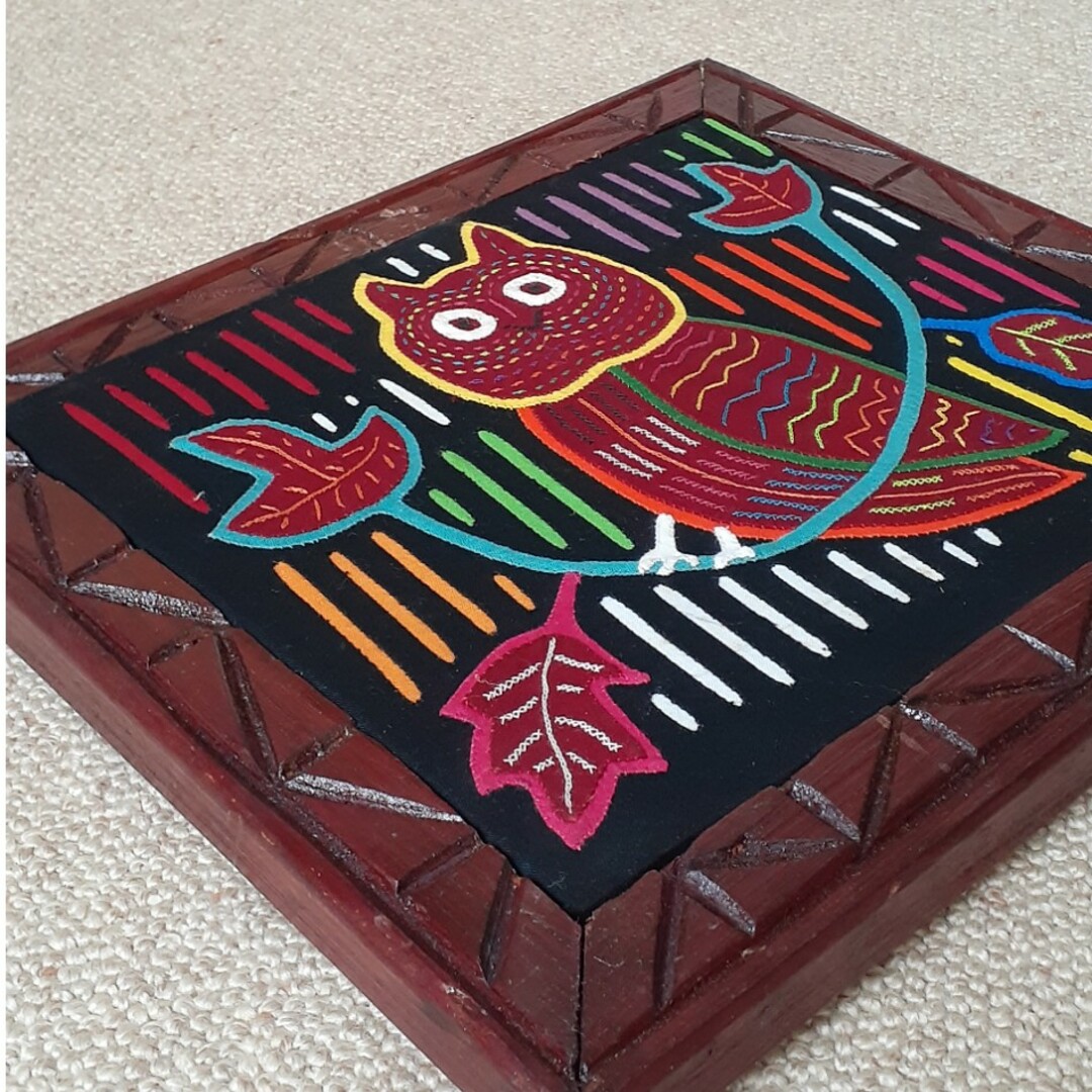 モラ刺繍 パナマ民芸品 壁掛け 3個セットの通販 by Ted Mc's モラ刺繍 パナマ民芸品 壁掛け 3個セットの通販 by Ted Mc's