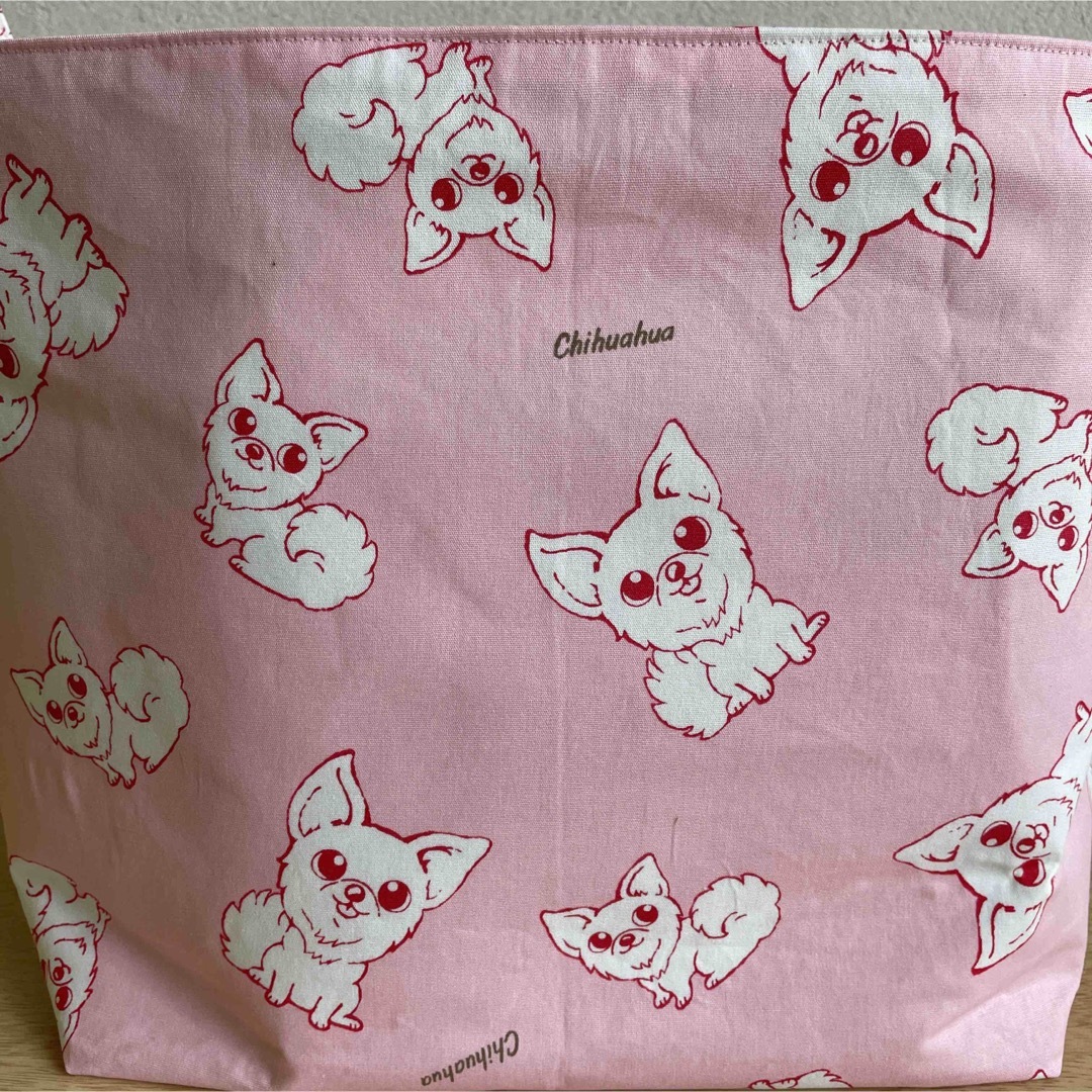 ハンドメイド♪♪Chihuahuaのめっちゃでっかい布バスケット❣️ ハンドメイドの生活雑貨(雑貨)の商品写真