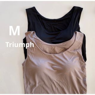 トリンプ(Triumph)のトリンプ  Mサイズ　2枚セット　タンクトップブラ　リラックスブラ　ノンワイヤー(タンクトップ)