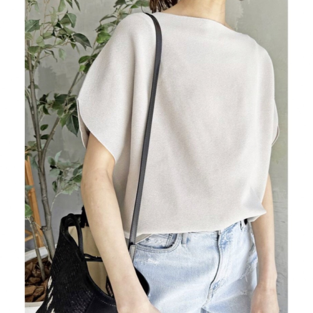 おまとめ Spick and Span ボートネックニュアンスプルオーバー 【時間