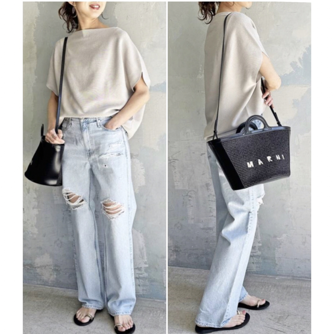 おまとめ Spick and Span ボートネックニュアンスプルオーバー