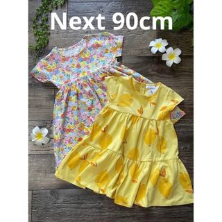 ネクスト(NEXT)の☀︎Next90cm夏ワンピース18-24m(ワンピース)