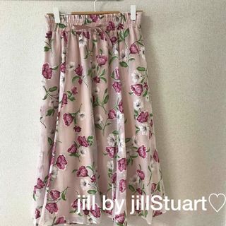 ジルバイジルスチュアート(JILL by JILLSTUART)のジルバイ ジルスチュアート JILL BY JILLSTUART ひざ丈スカート(ひざ丈スカート)