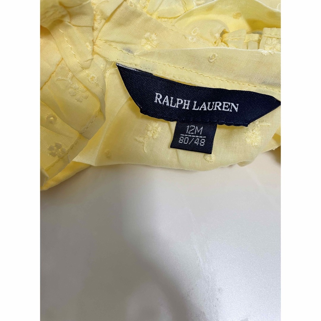 Ralph Lauren(ラルフローレン)の新品ラルフローレンチュニックパンツ付き　80 キッズ/ベビー/マタニティのベビー服(~85cm)(ワンピース)の商品写真