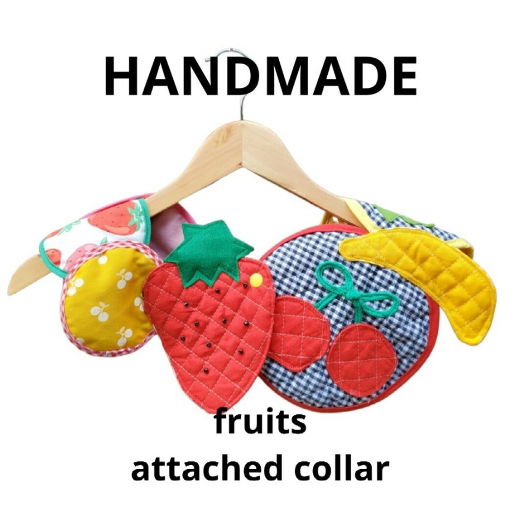 【handmade】フルーツだらけ つけ襟 ぱーと2