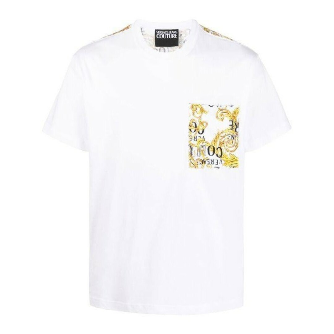 VERSACE JEANS COUTURE Tシャツ ホワイト Lサイズ