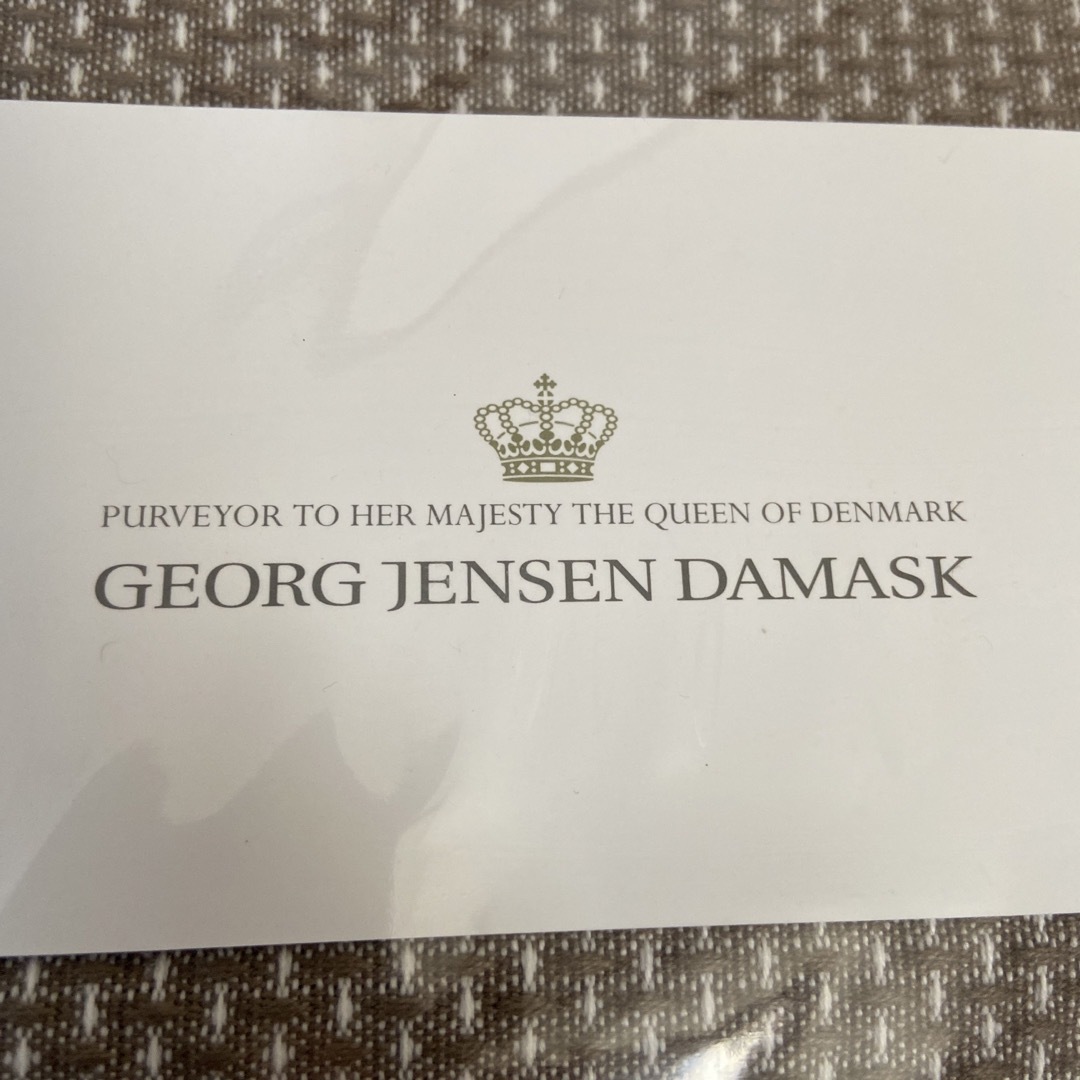 Georg Jensen Damask(ジョージジェンセンダマスク)のジョージ ジェンセン ダマスク / エジプト ティータオル ハーフ [Georg インテリア/住まい/日用品のキッチン/食器(その他)の商品写真