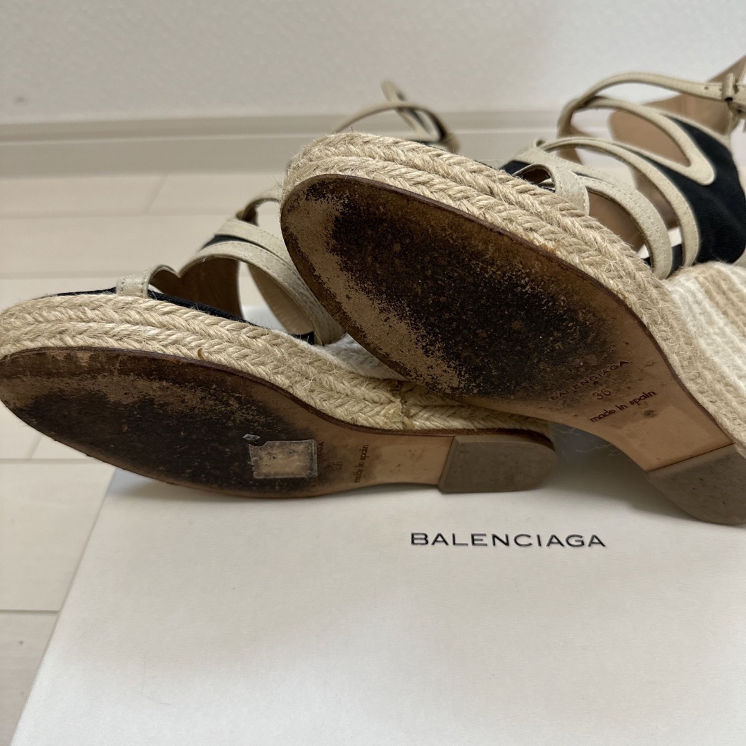 Balenciaga(バレンシアガ)のバレンシアガ★ウェッジソール36★グラディエーターサンダルBalenciaga レディースの靴/シューズ(サンダル)の商品写真