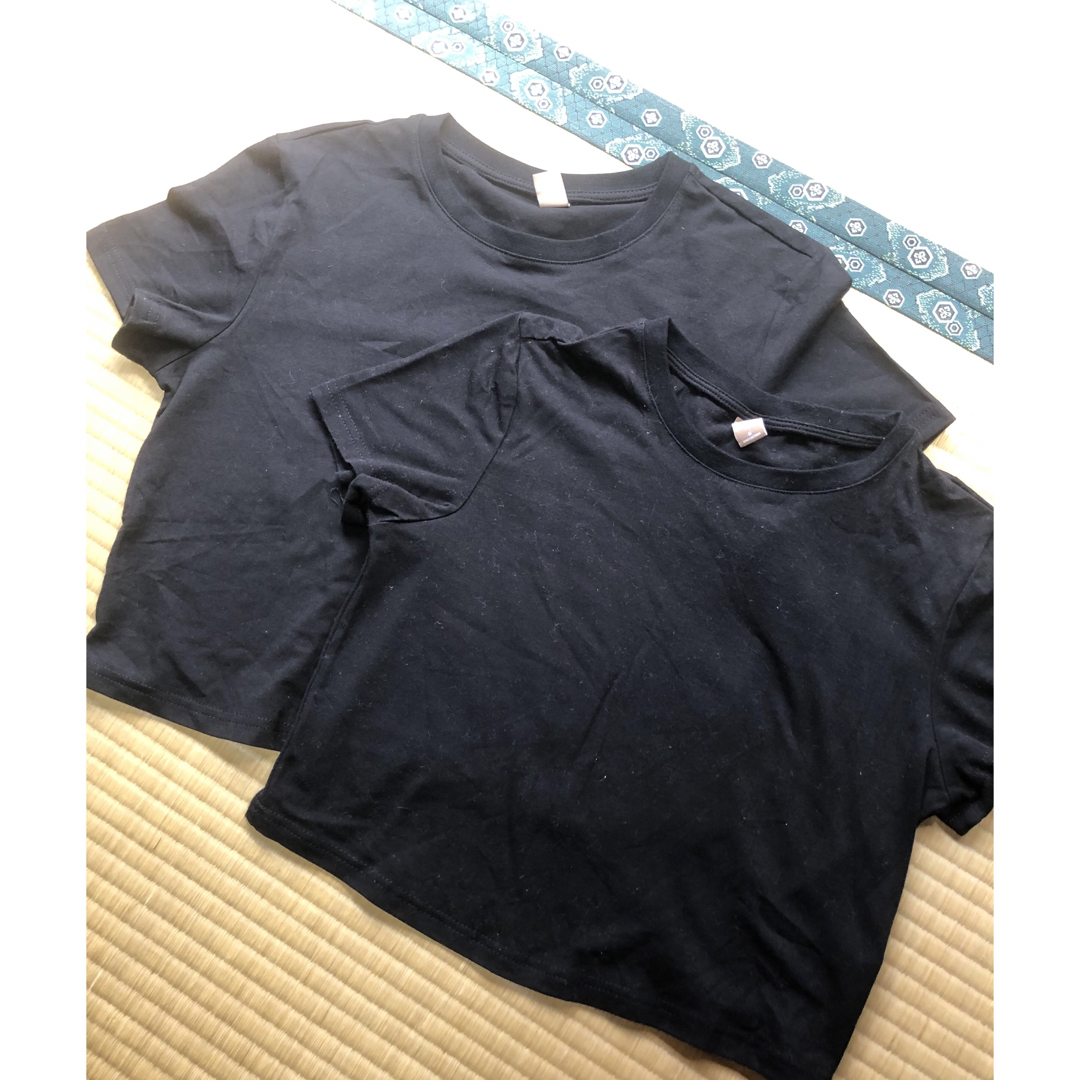 クロップドTシャツ　M &Lセット レディースのトップス(Tシャツ(半袖/袖なし))の商品写真