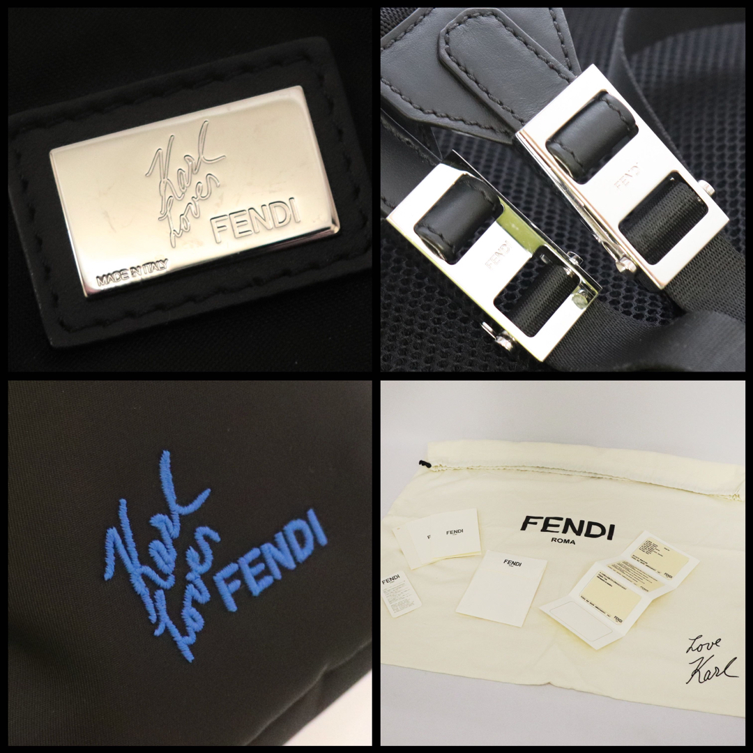 FENDI(フェンディ)の＊美品＊フェンディ 7VZ016 カールラガーフェルド　バックパック メンズのバッグ(バッグパック/リュック)の商品写真