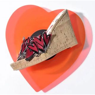 RANDA - 限定♡三浦大地×RANDA♡15thコラボハートサンダル♡L 24.0