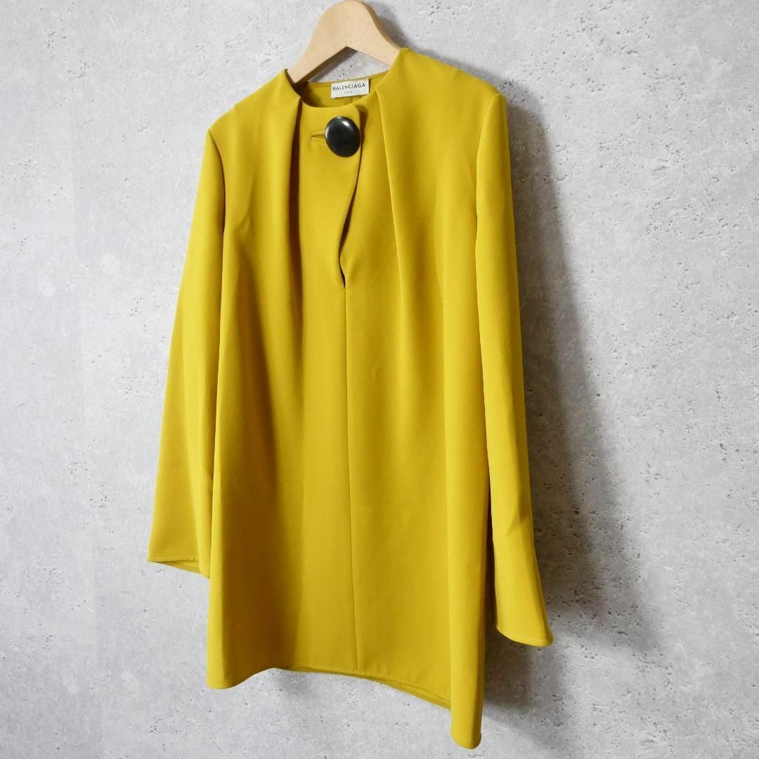 Balenciaga - 美品 バレンシアガ 1B ノーカラー 長袖 ロングカットソー