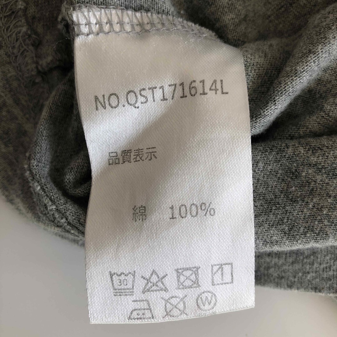 Tシャツ　Ｌ　グレー メンズのトップス(Tシャツ/カットソー(半袖/袖なし))の商品写真