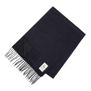 ピアチェンツァ(PIACENZA)のPIACENZA CASHMERE ピアチェンツァ カシミア マフラー/ストール/BICOLOR SCARF NAVY×BLACK(マフラー)