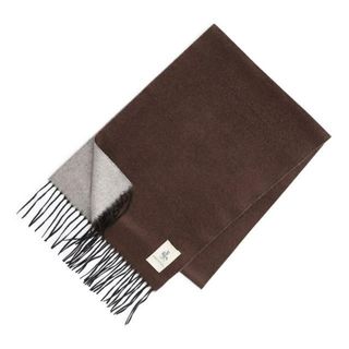 ピアチェンツァ(PIACENZA)のPIACENZA CASHMERE ピアチェンツァ カシミア マフラー/ストール/BICOLOR SCARF BROWN×BEIGE(マフラー)