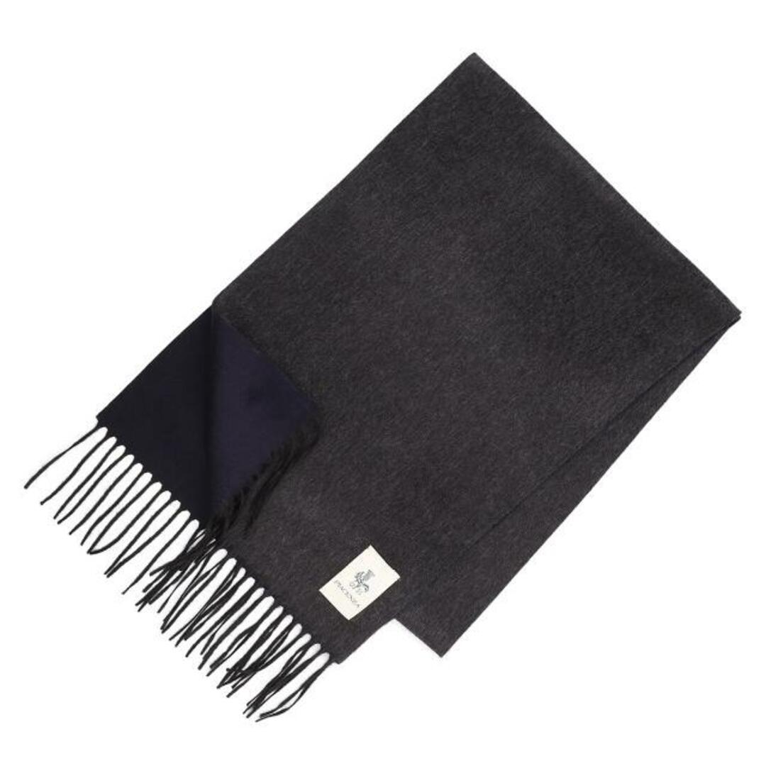 PIACENZA CASHMERE ピアチェンツァ カシミア マフラー/ストール/BICOLOR SCARF DARKGREY×NAVY