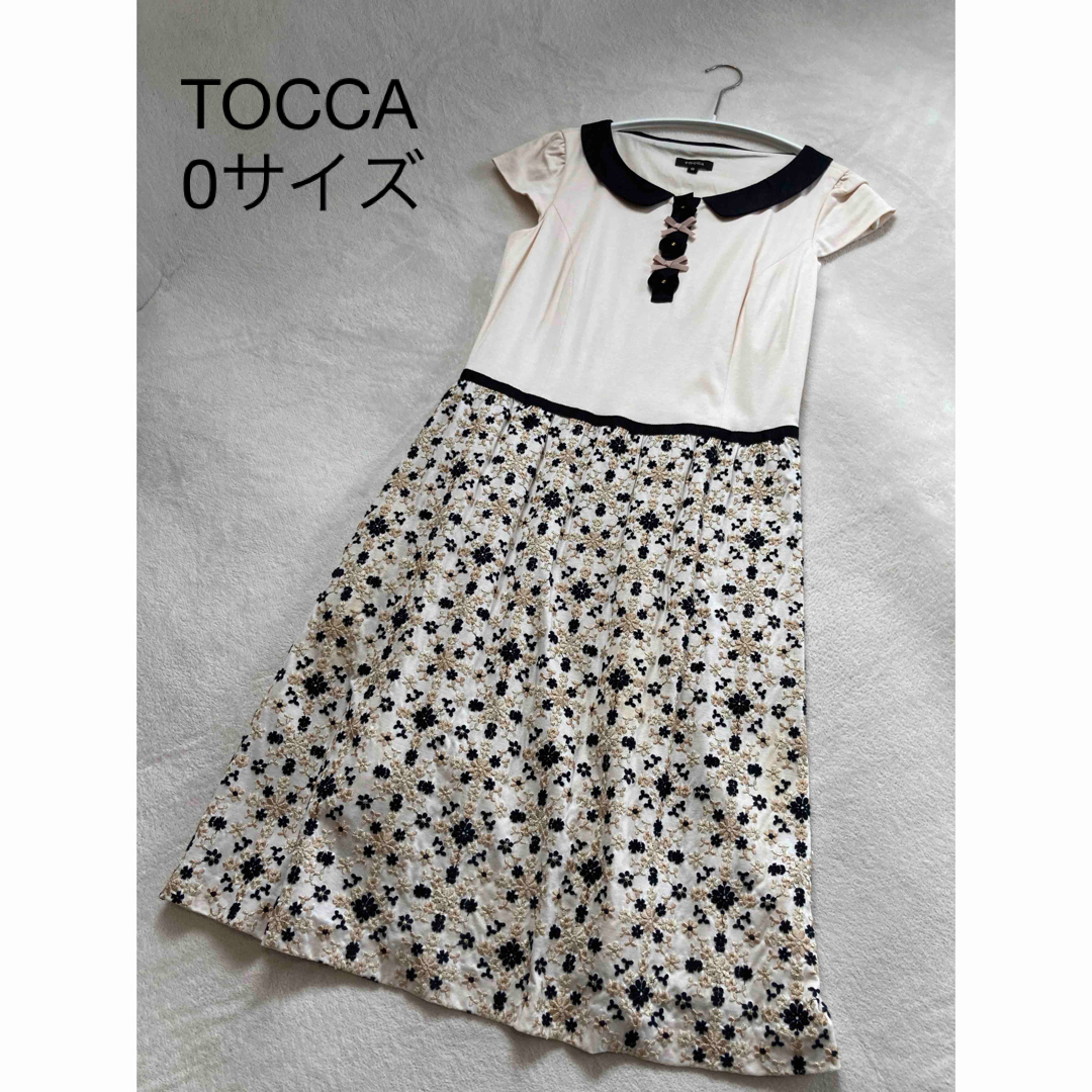TOCCA(トッカ)のTOCCA  刺繍　ワンピース レディースのワンピース(ひざ丈ワンピース)の商品写真