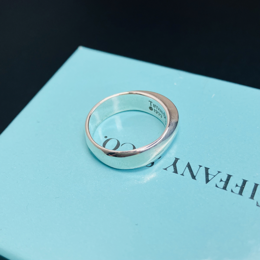 クーポン 美品· ティファニーTiffanyナイフエッジ18.5号シルバー925