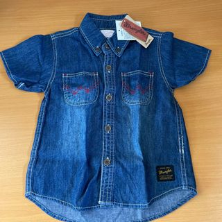 ラングラー(Wrangler)の半袖　デニムシャツ　95cm(Tシャツ/カットソー)