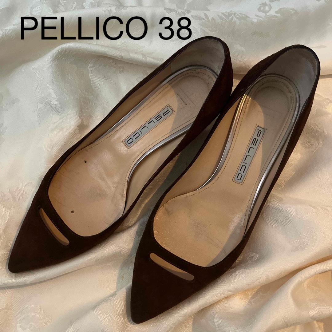 PELLICO - PELLICO アネッリ ヒール3.5cm 38サイズの通販 by Tsuruko