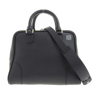 アザー(other)のロエベ LOEWE アマソナ75 2WAYバッグ ハンドバッグ ショルダーバッグ レザー ブラック 301.30.L03 中古 新入荷 OB1467(ハンドバッグ)