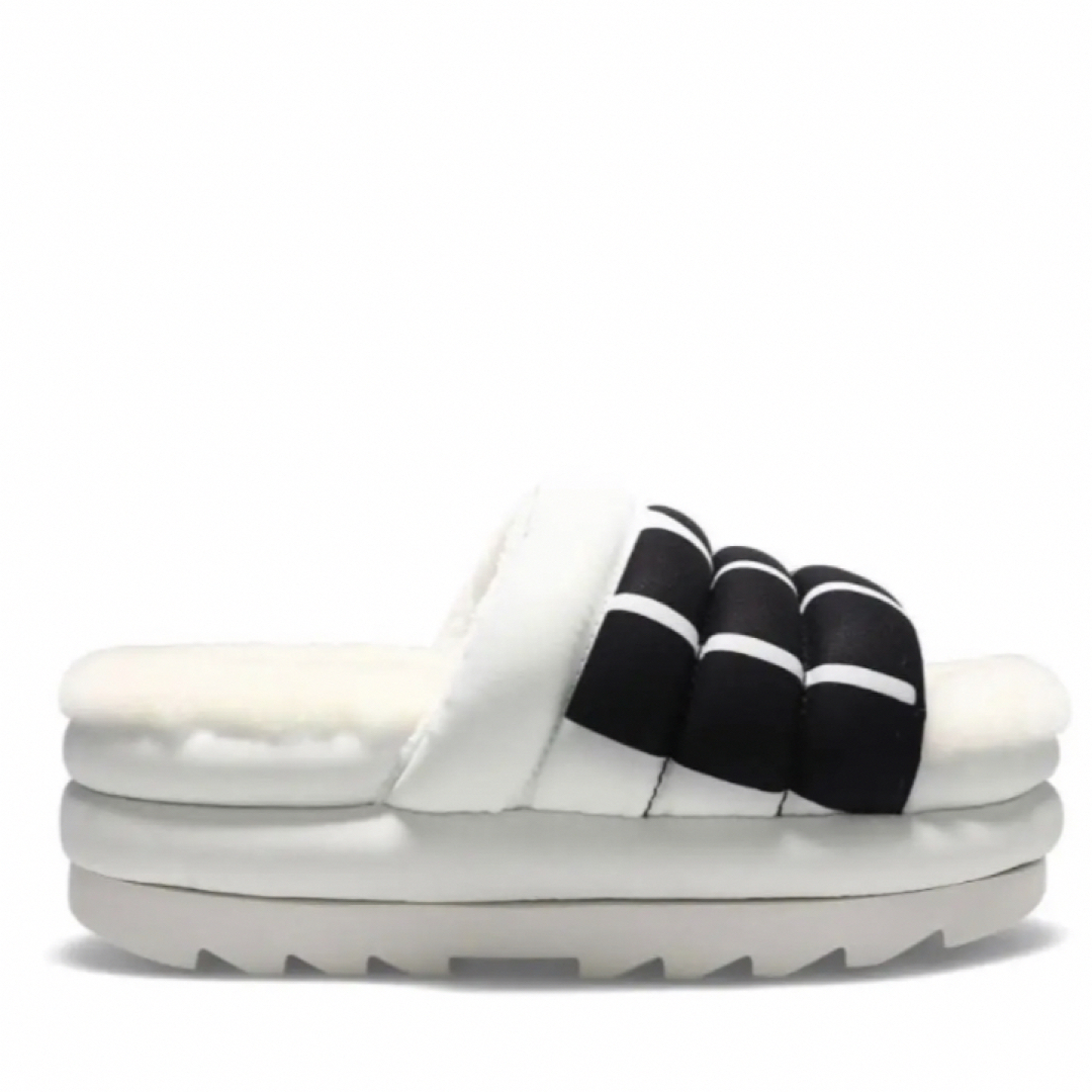 ⭐️新品⭐️UGG MAXI SLIDE LOGOサンダル(White) 25㎝ - サンダル