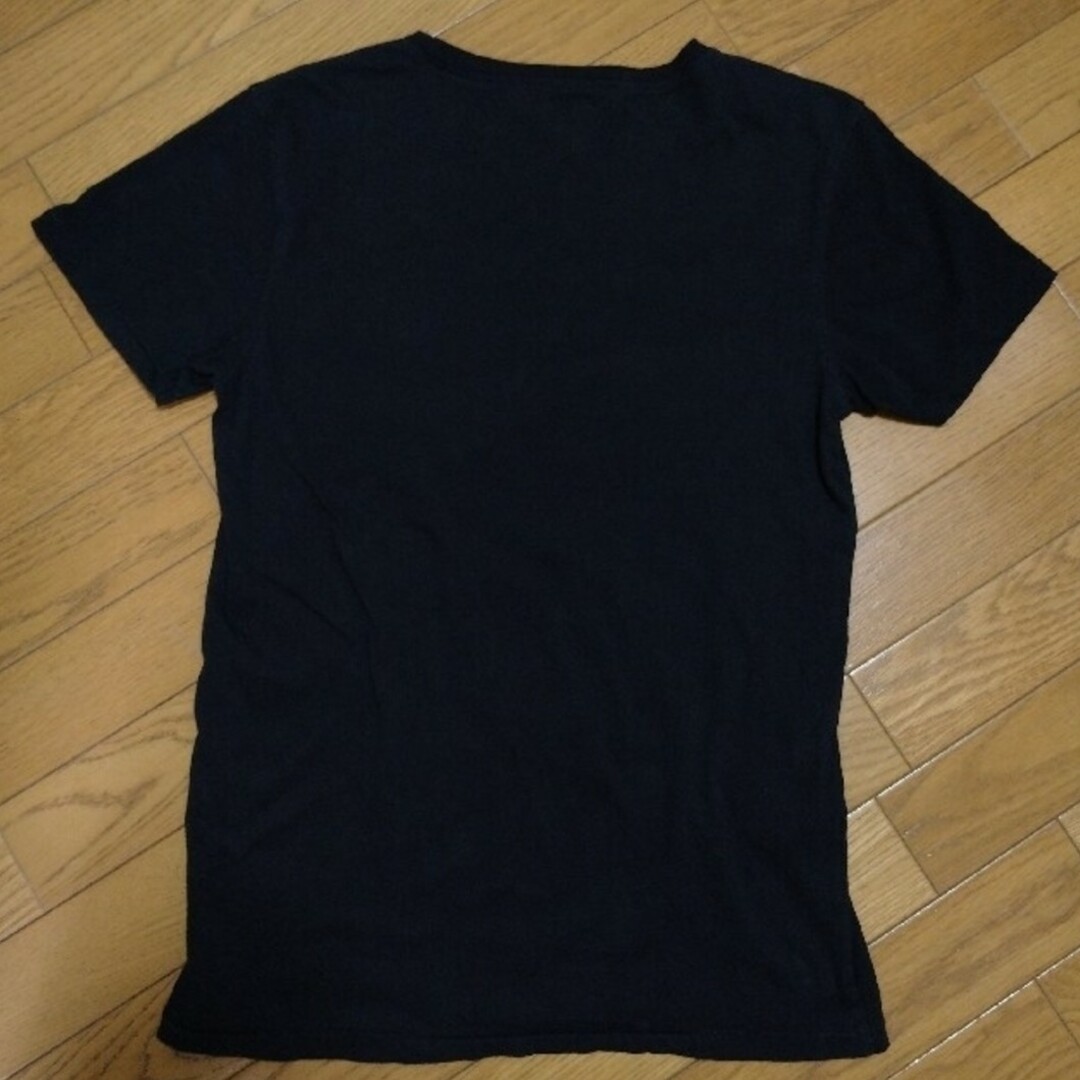 Nudie Jeans(ヌーディジーンズ)のNudie Jeans Tシャツ XS ブラック オーガニックコットン 黒 メンズのトップス(Tシャツ/カットソー(半袖/袖なし))の商品写真