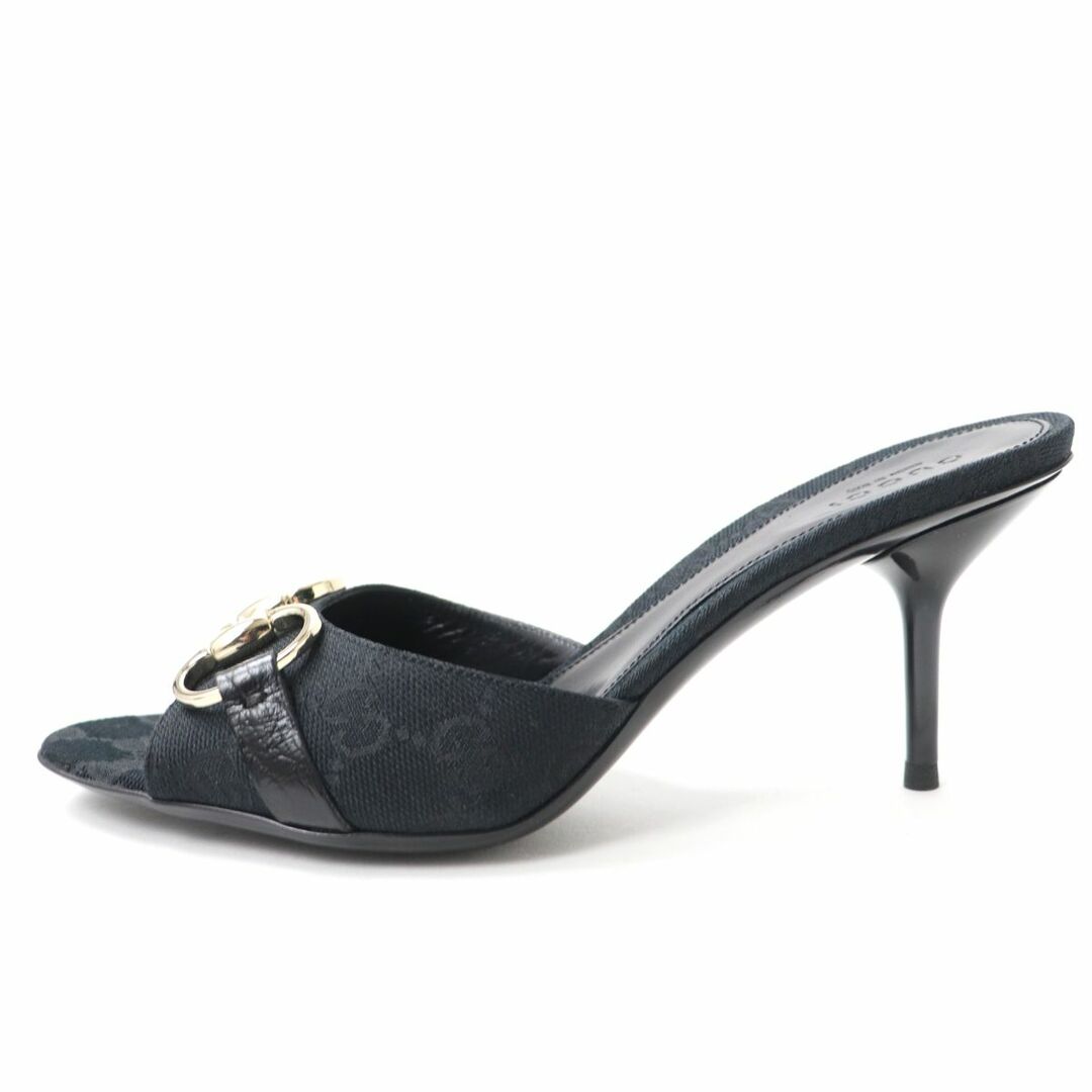 Gucci 未使用品☆GUCCI グッチ 138532 GGキャンバス ホースビット サンダル/ミュール ブラック×ゴールド 6B イタリア製 箱・保存袋付きの通販 by 衣類&ブランドリサイクル GREEN ラクマ店|グッチならラクマ GUCCI グッチ ミュール イタリア製 黒