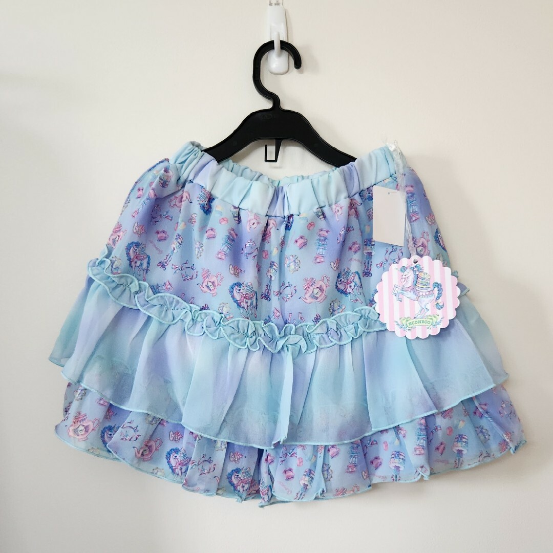 しまむら(シマムラ)のエコネコ140 キッズ/ベビー/マタニティのキッズ服女の子用(90cm~)(スカート)の商品写真