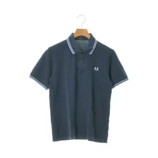 フレッドペリー(FRED PERRY)のFRED PERRY フレッドペリー ポロシャツ 38(M位) 紺 【古着】【中古】(ポロシャツ)