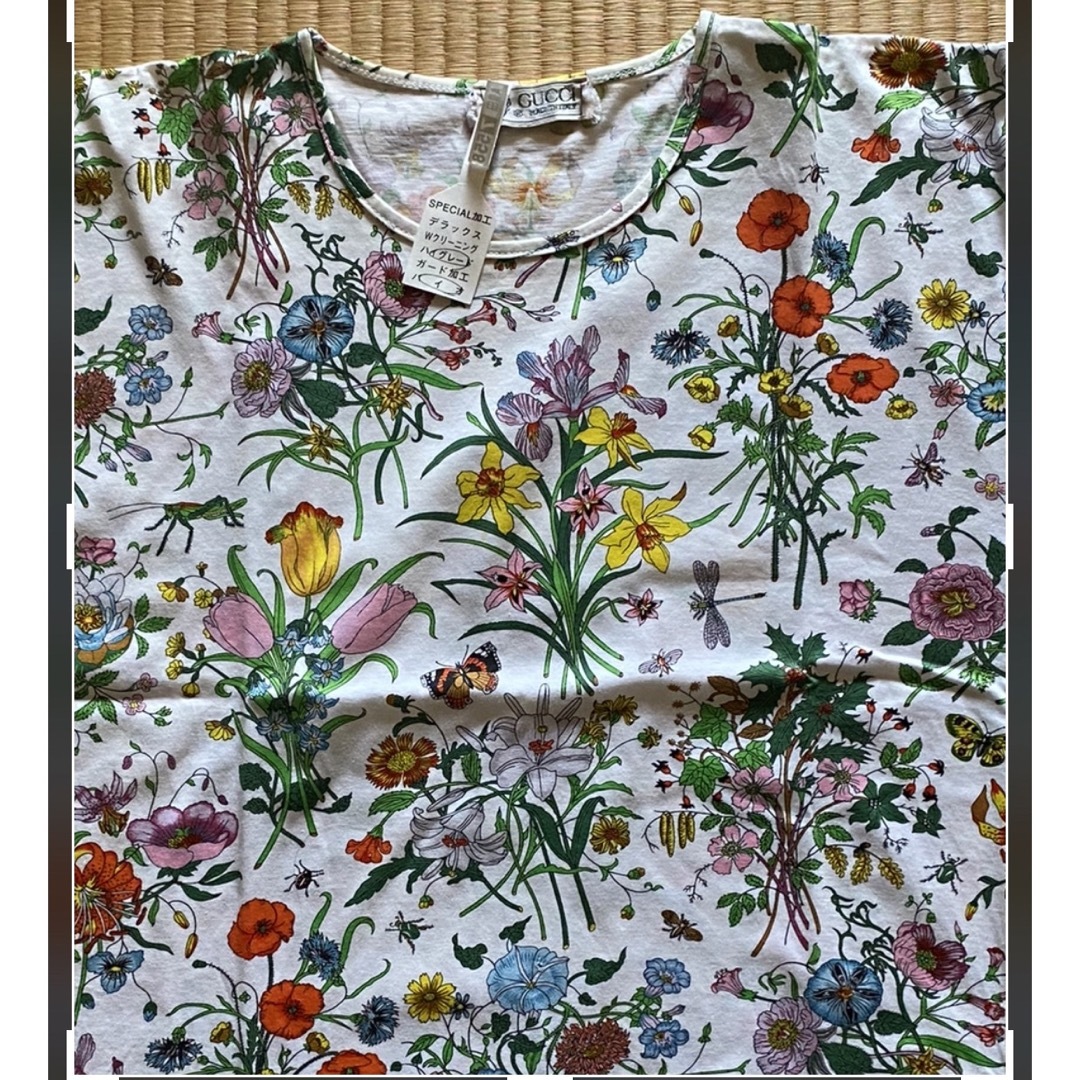 Gucci(グッチ)の【GUCCI】オールドグッチ　フローラTシャツ　高級クリーニング済み レディースのトップス(Tシャツ(半袖/袖なし))の商品写真