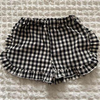西松屋 - 西松屋 チェック柄 ショートパンツ 短パン ブルマ 90の通販