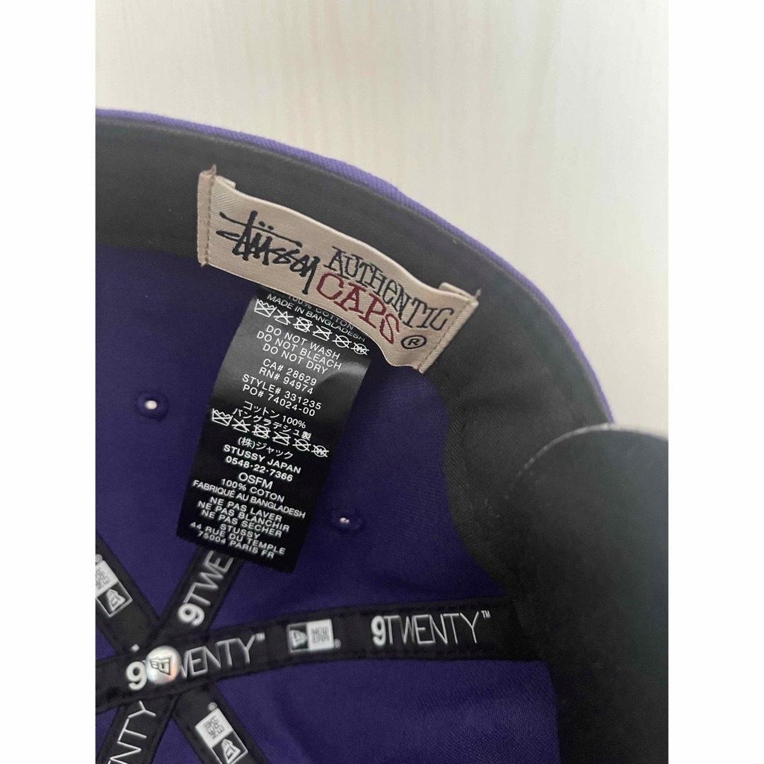 STUSSY SS LINK 9TWENTY CAP パープル