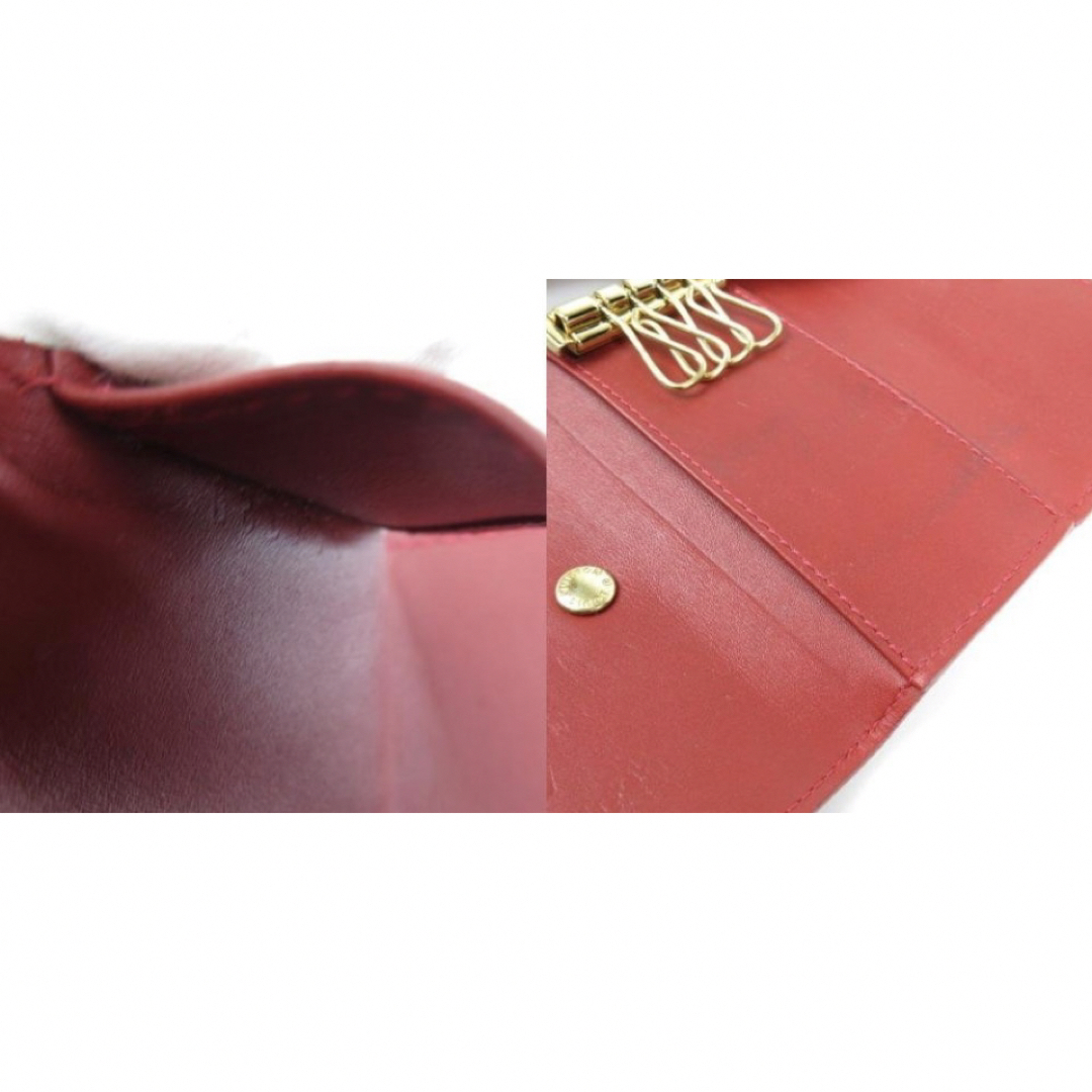 激安!早い者勝ち!美品!LOUIS VUITTON ヴェルニ レッド キーケース