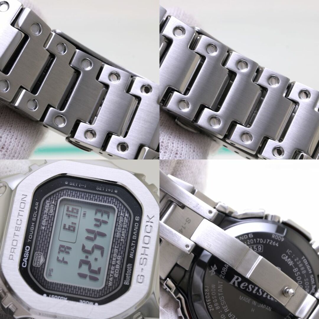 CASIO(カシオ)のカシオ CASIO Ｇショック GMW-B5000D-1JF ソーラー電波 ステンレススチール メンズ / 38990【中古】【腕時計】 メンズの時計(腕時計(アナログ))の商品写真