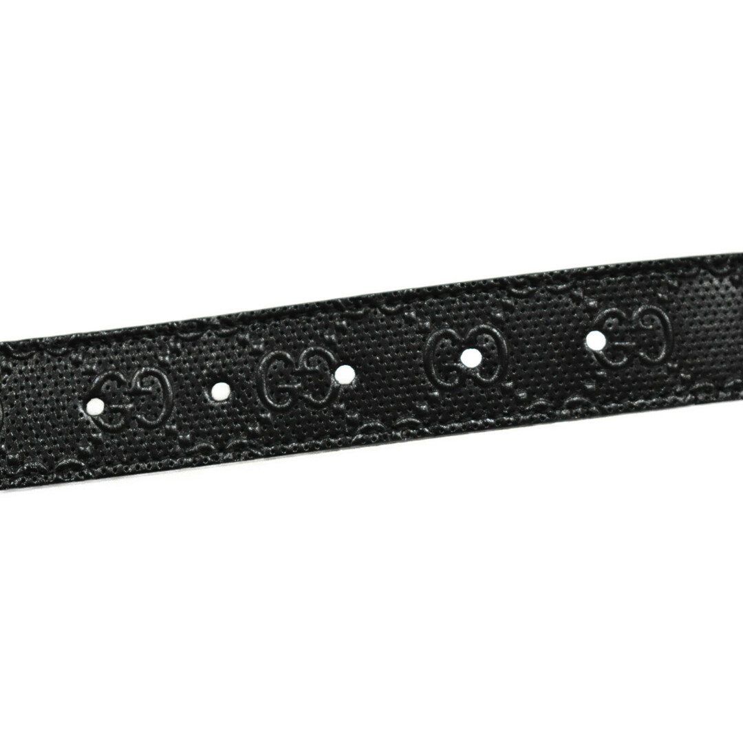 Gucci - 【中古品】GUCCI スクエアバックルベルト 474313 UCGAN 1000