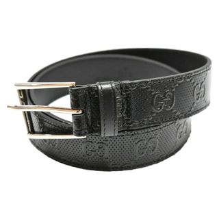 Gucci - 【中古品】GUCCI スクエアバックルベルト 474313 UCGAN