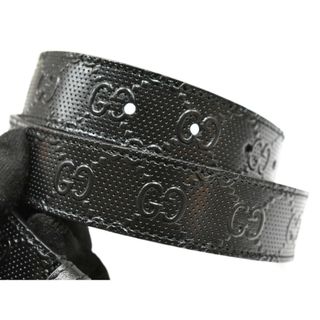Gucci - 【中古品】GUCCI スクエアバックルベルト 474313 UCGAN